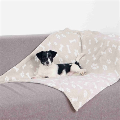 Trixie Pluche Deken Kenny Beige