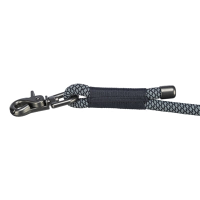 Trixie Hondenriem Soft Rope Verstelbaar Zwart / Grijs
