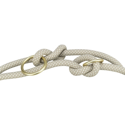 Trixie Hondenriem Soft Rope Verstelbaar Grijs / Lichtgrijs